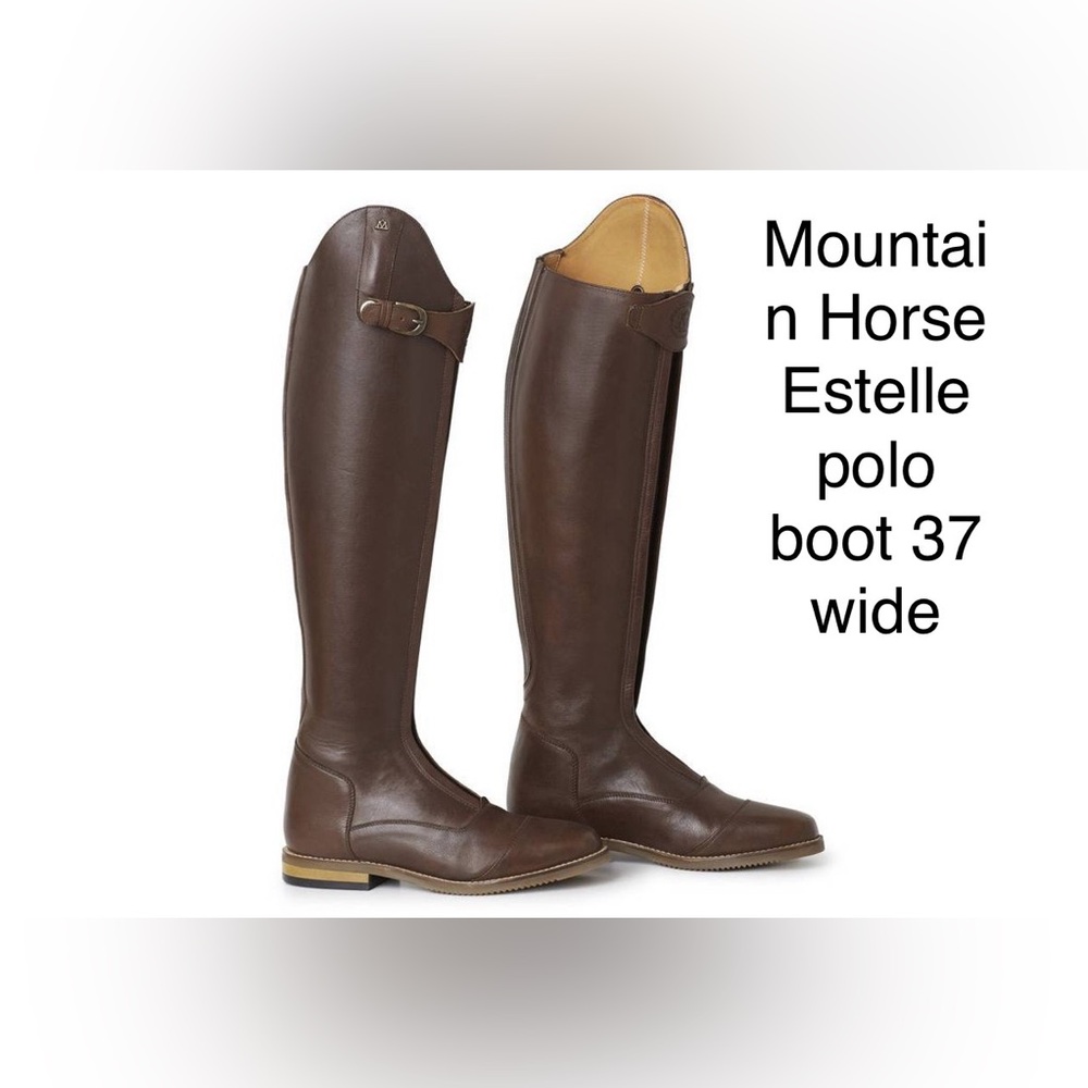 Mountain Horse equestrian polo boot, new in box. UK 37 wide, runs big all round